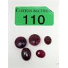 Image 1 : 50 CTW Oval & Round Ruby Gemstones