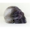 Image 3 : 3D Artist Hand Carved Amethyst Gemstone Skull 