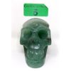 Image 1 : 1737 CT 3D Artist Hand Carved Donglin Jade Quartz Skull 