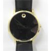 Image 2 : Mans Swiss Made MOVADO Black & Gold Tone Watch