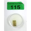Image 1 : 1/100 Oz .9999 Gold Scottsdale Mint Bar 