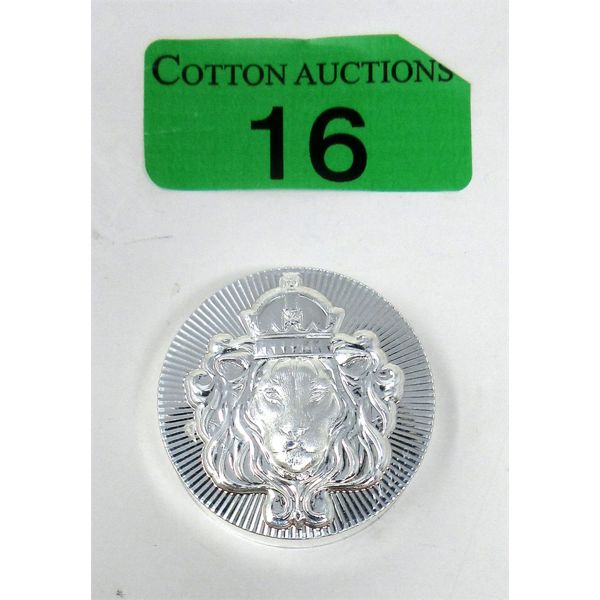 5 Oz .999 Silver Scottsdale Lion Stackable Round