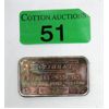 Image 1 : Vintage 1 Oz .999+ Silver National Refiners Bar 