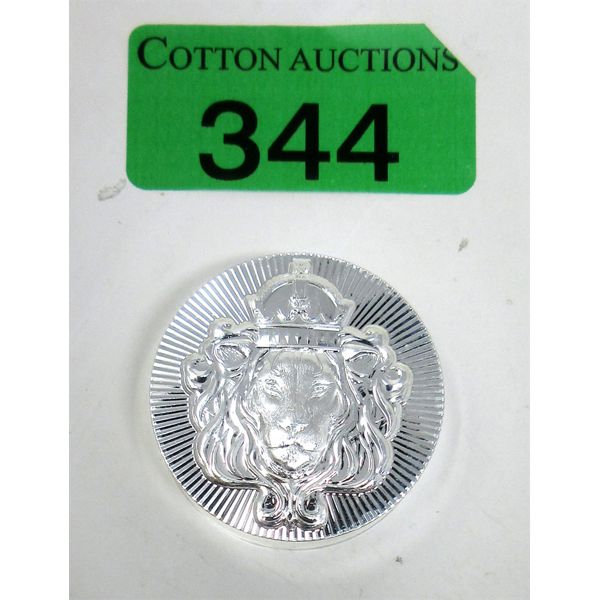 5 Oz .999 Silver Scottsdale Lion Stackable Round 