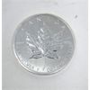 Image 2 : 1 Oz .9999 Silver 1989 Maple Leaf Coin 
