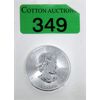 Image 1 : 1 Oz .9999 Silver 2014 Maple Leaf Coin 