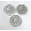 Image 2 : Three 1970s Canadian 50% Silver Dollar Coins