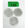 Image 1 : Three 1978 Canadian 50% Silver Dollar Coins
