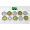 Image 1 : 5 Silver Plated & 5 Gold Plated "Trump 2024" Rounds