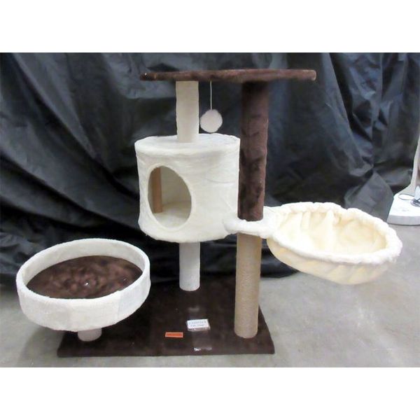 New 4 Level 30" Tall Carpeted Cat Tree - Model 6