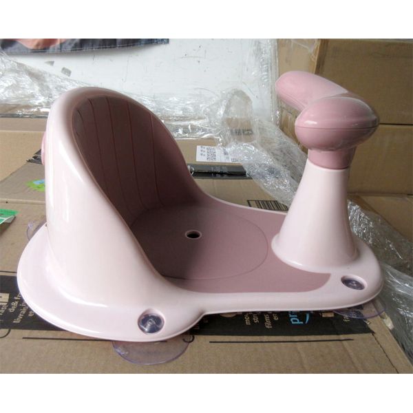 6 New Pink Baby Bath Seats with Suction Base