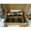Image 1 : 4 New Brass Entry Door Knobs Sets with Keys