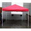 Image 1 : New 10' x 10' Red Pop-Up Canopy - White Frame