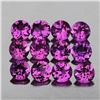 Image 1 : Natural  Pink Purple Rhodolite Garnet 12 Pcs {Flawless-VVS}