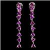 Image 1 : Natural  Pink Rhodolite Garnet Earrings