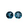 Image 1 : Natural Brilliant London Blue Topaz Pair - FL