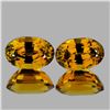 Image 1 : Natural Imperial Golden Zircon Pair {Flawless-VVS1}