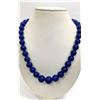 Image 1 : Natural Premium Quality Blue Lapis Lazuli Necklace