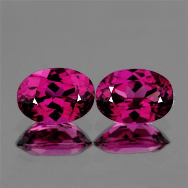 Natural Umba Raspberry Pink Rhodolite Garnet 3 pcs  - FL