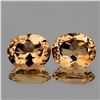 Image 1 : NATURAL CHAMPAGNE IMPERIAL TOPAZ PAIR 12x10  MM