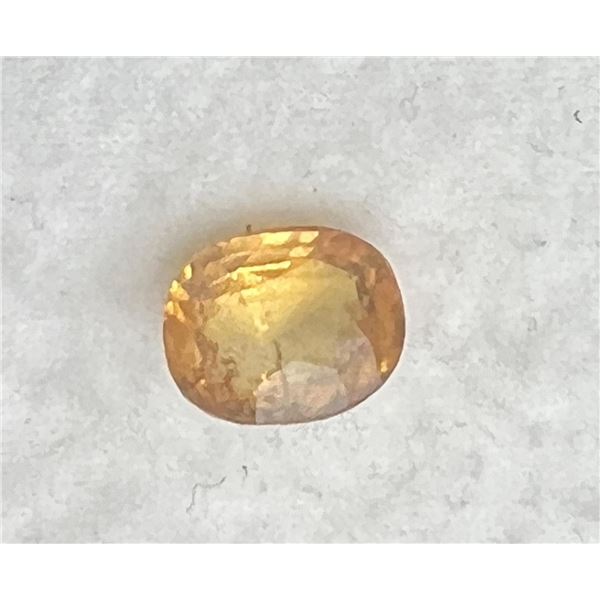 Natural  Yellow Ceylon Sapphire.....4.34Cts