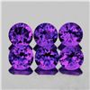 Image 1 : Natural Purple Amethyst 6 Pcs {Flawless-VVS1}