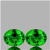 Image 1 : Natural Chrome Green Tsavorite Garnet Pair - FL