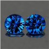 Image 1 : Natural Intense Blue Sapphire Pair  [Flawless-VVS]