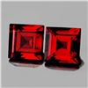 Image 1 : Natural Princess Red Garnet Pair{Flawless-VVS}