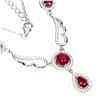 Image 2 : Natural Stunning  Red Ruby Necklace