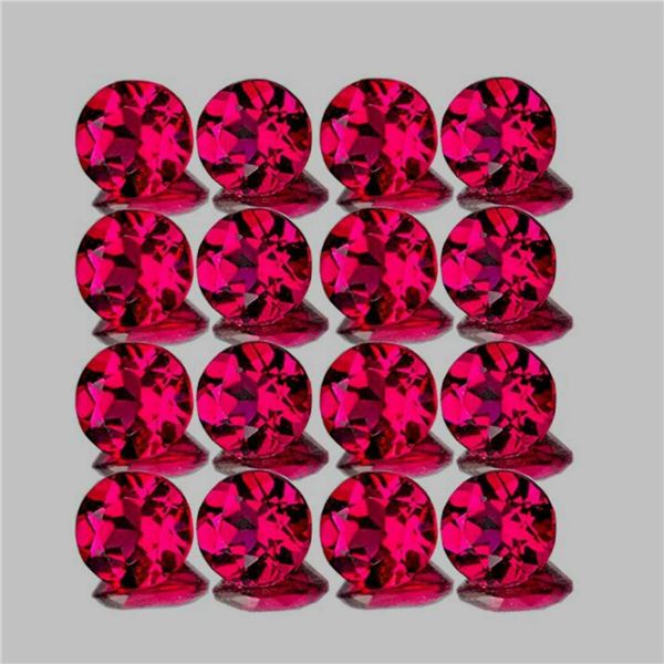 Natural AAA Vivid Red Mahenge Spinel 16 Pcs - VVS