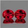 Image 1 : Natural Oval  Red Topaz Pair [Flawless-VVS]