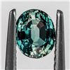Image 1 : Natural Bluish Green Sapphire [Flawless-VVS]