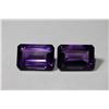 Image 1 : Natural Purple Amethyst 22x15 MM Pair (Flawless-VVS1}