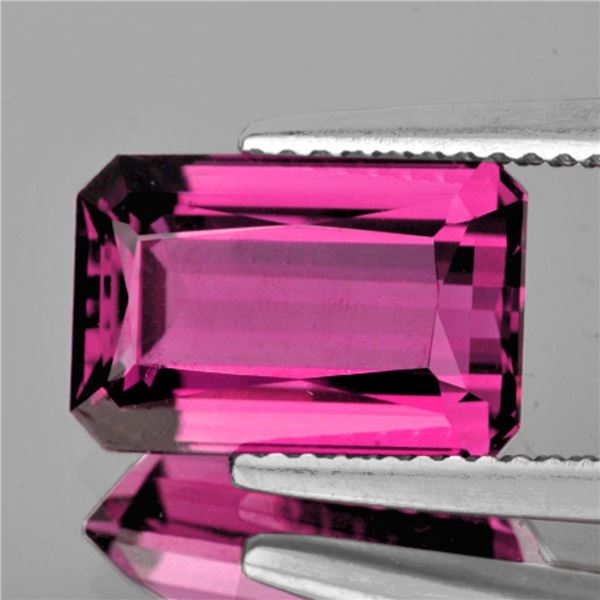 Natural Hot Pink Tourmaline 1.15 Cts { Flawless-VVS }