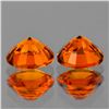 Image 2 : Natural Mandarin Orange Spessartite Garnet Pair {VVS}