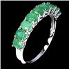 Image 1 : Natural Columbian Emerald Ring