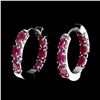 Image 1 : Natural Stunning Red Ruby Earrings