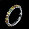 Image 2 : Natural  Sapphire Eternity Ring