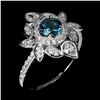 Image 2 : Natural London Blue Topaz Ring