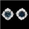 Image 1 : Natural London Blue Topaz Earrings