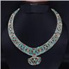 Image 1 : Tibet Natural Stone Tribal Queen Royal Necklace