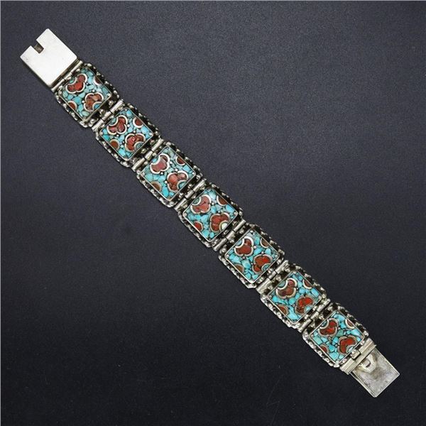 Tibet Hand Made Turquoise Bracelet