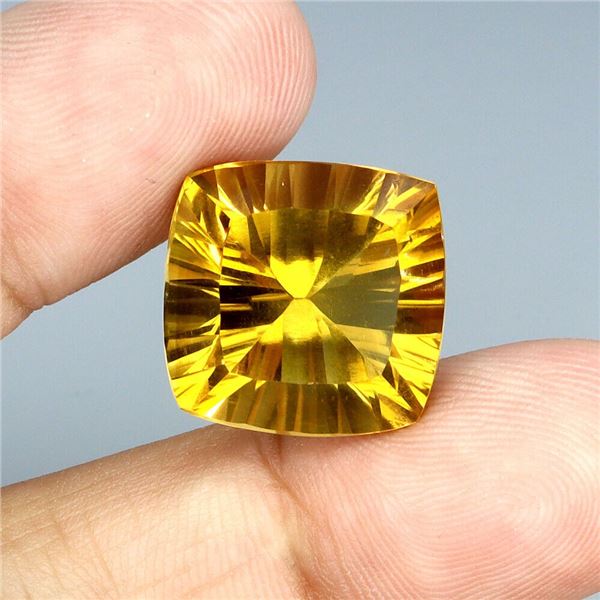 Natural Top Yellow Citrine 15.39 ct - VVS