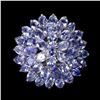Image 1 : Natural Violet Blue Tanzanite Ring