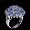Image 2 : Natural Violet Blue Tanzanite Ring