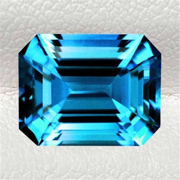 Natural Cambodian  Intense Blue Zircon {Flawless-VVS1}