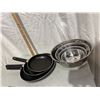 Image 1 : Mixing bowls and frying pans