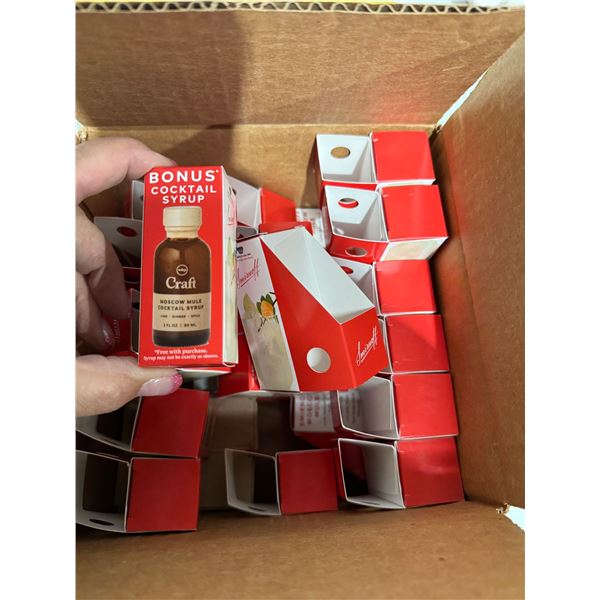 Moscow mule cocktail syrup