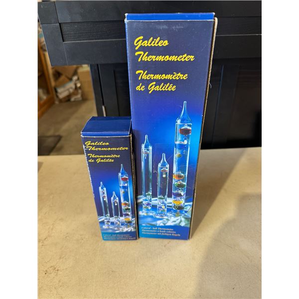 2 Galileo thermometers